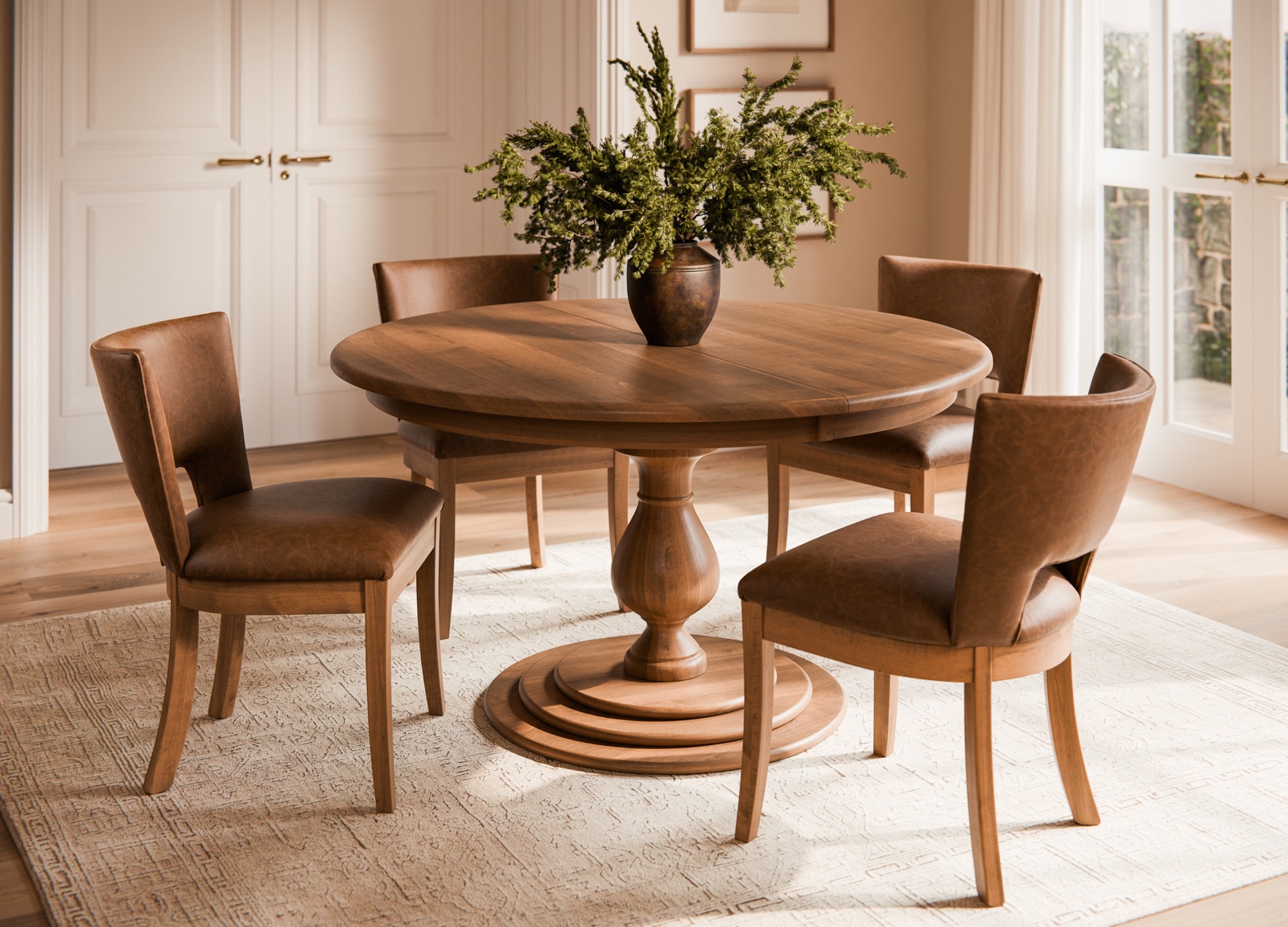 Solid wood living room furniture
